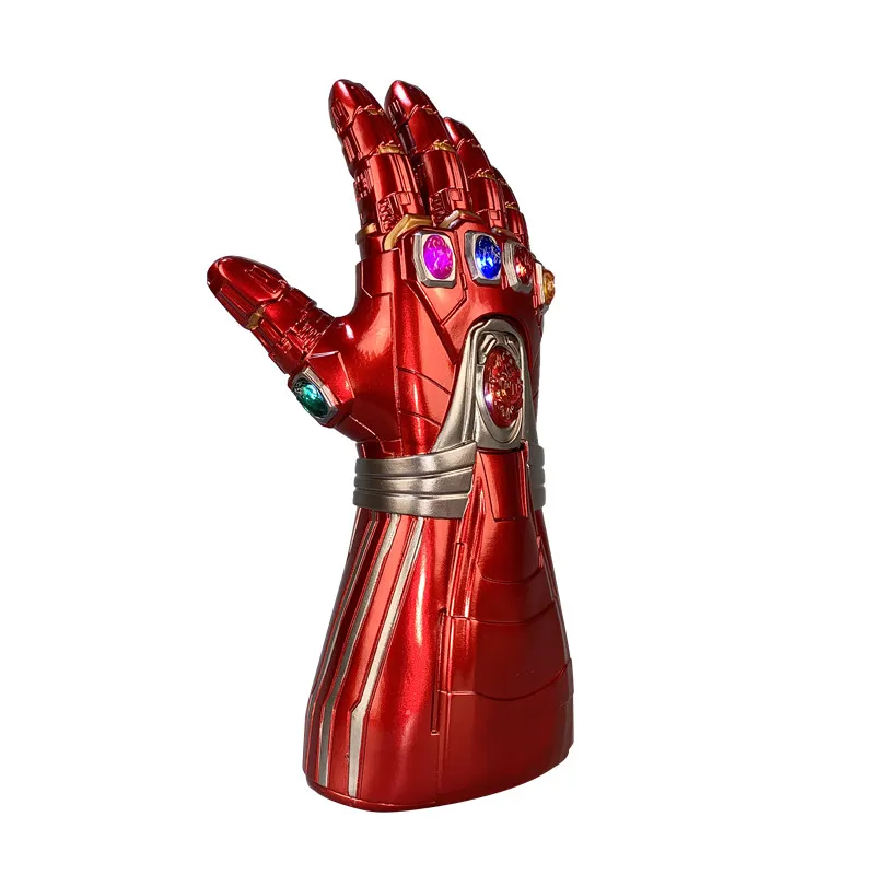 1:1 светодиодный светильник Thanos Gauntlet War cosplay светодиодный перчатки подарок костюм Хэллоуин реквизит