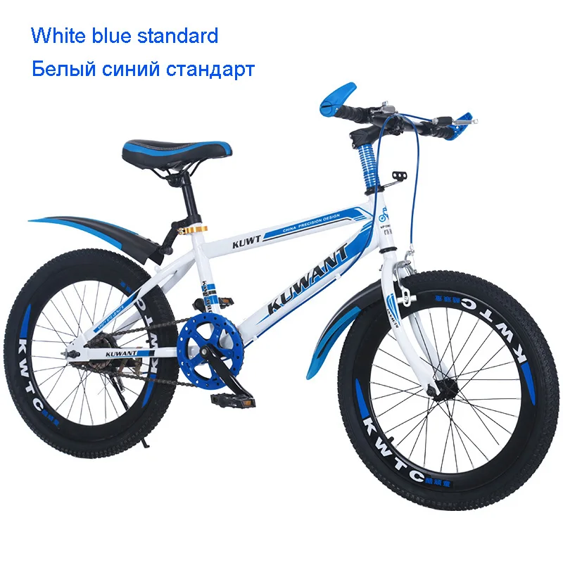 single speed WB Новая детская горный велосипед 18/20/22/24 дюймов для мальчиков и девочек велосипед единой скорости и 7-ступенчатой Высокоуглеродистая сталь детский велосипед - Цвет: single speed WB