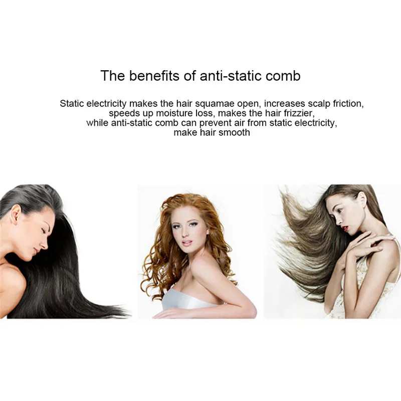 Высокое качество Женская Антистатическая щетка роскошная запутывается Влажная