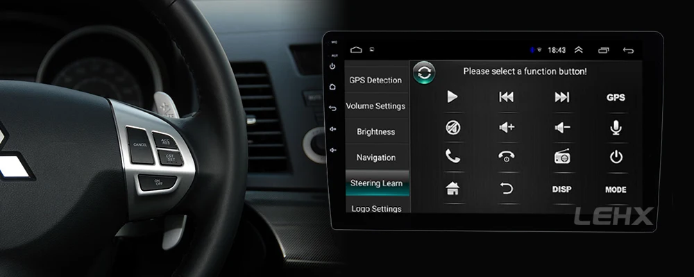 Автомобильный Android 8,1 автомобильный dvd мультимедиа для MITSUBISHI LANCER 10,1 дюймов 2 DIN Gps навигация Радио Видео Аудио плеер