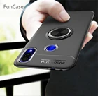 Чехол для samsung Galaxy M10 M20 A10 A30 A40 A50 A70, разноцветный металлический магнитный держатель с кольцом, Мягкий Силиконовый ТПУ Роскошный чехол samsn
