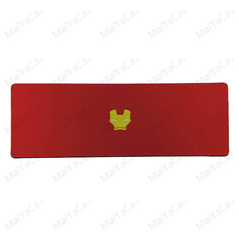 LockEdge 40X90cm MaiYaCa Новые поступления Железный человек 3 Ретро иллюстрация большой коврик для мыши PC компьютерный коврик Размер для 18*22 20*25 25*29 30*90 и 40*90 см - Цвет: LockEdge 40X90cm