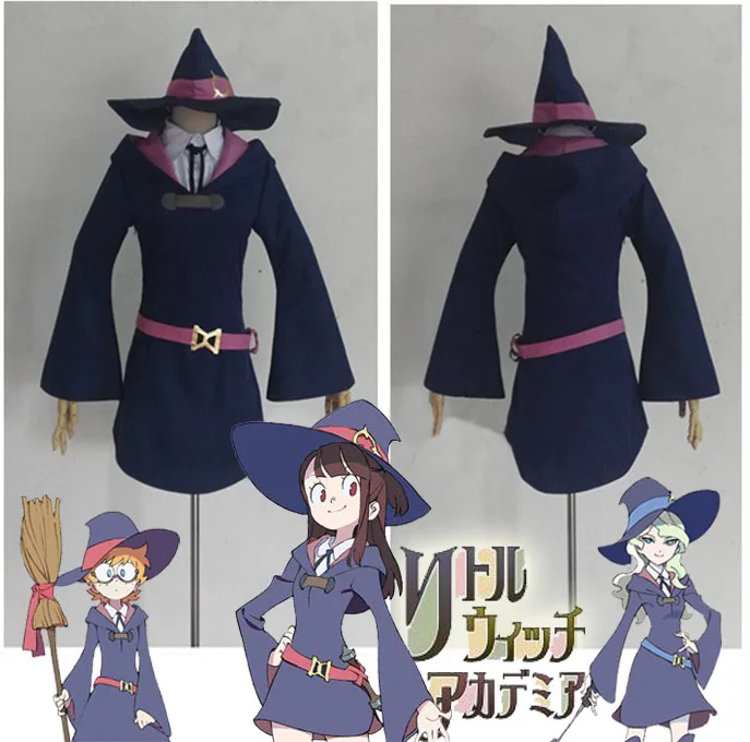 

[Customize] Anime Little Witch Academia Figure Lotte Yanson Akko Kagari Diana Cavendish Cosplay Costume Halloween Party Suit For
