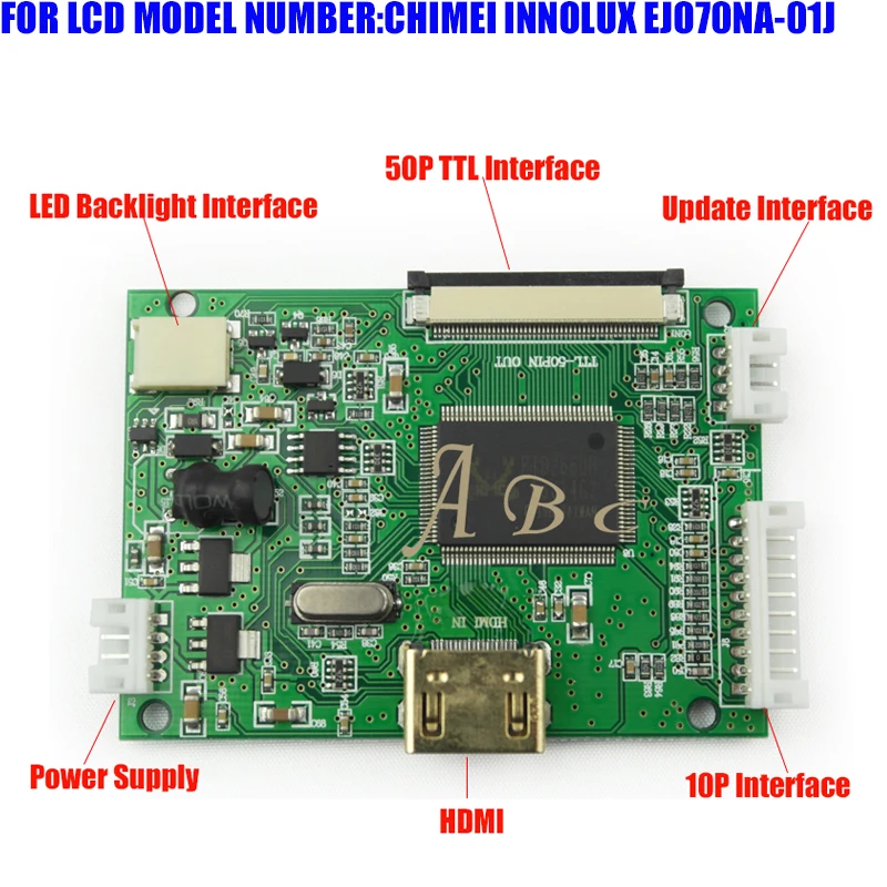 HDMI 50P 40P TTL параллельный контроллер плата модуль монитор для Raspberry PI 2 IPS TFT ЖК