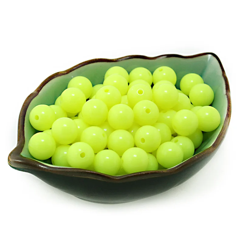 Оптовая продажа недорогие разноцветные акриловые бусины 8 18 мм подходят для