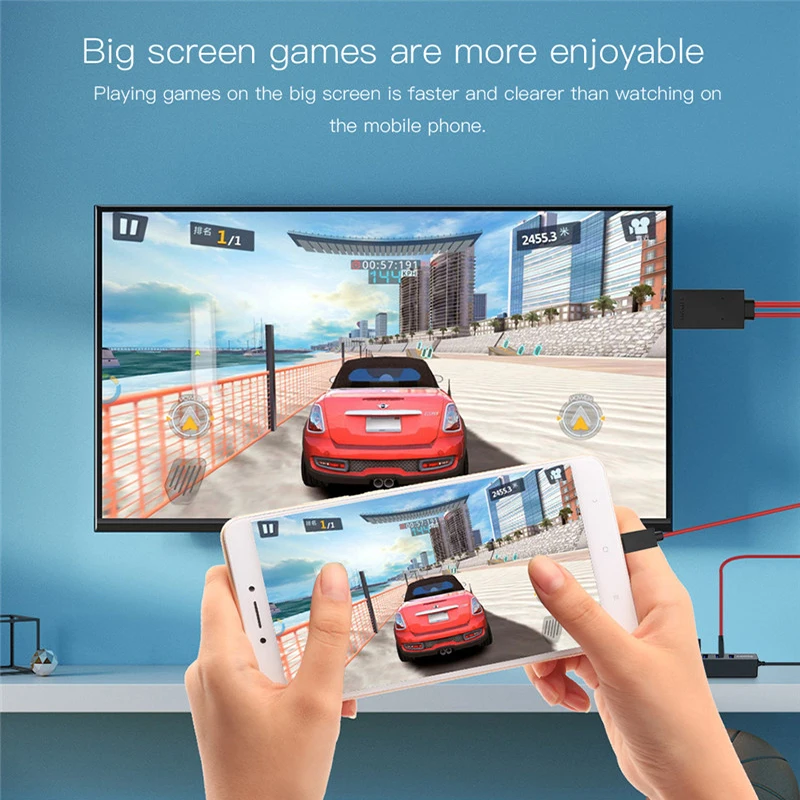 Micro usb HDMI адаптер 11Pin штекер к HDMI USB Мужской 1080 P ТВ конвертер кабель для samsung Galaxy S3 S4 S5 Edge Note 3