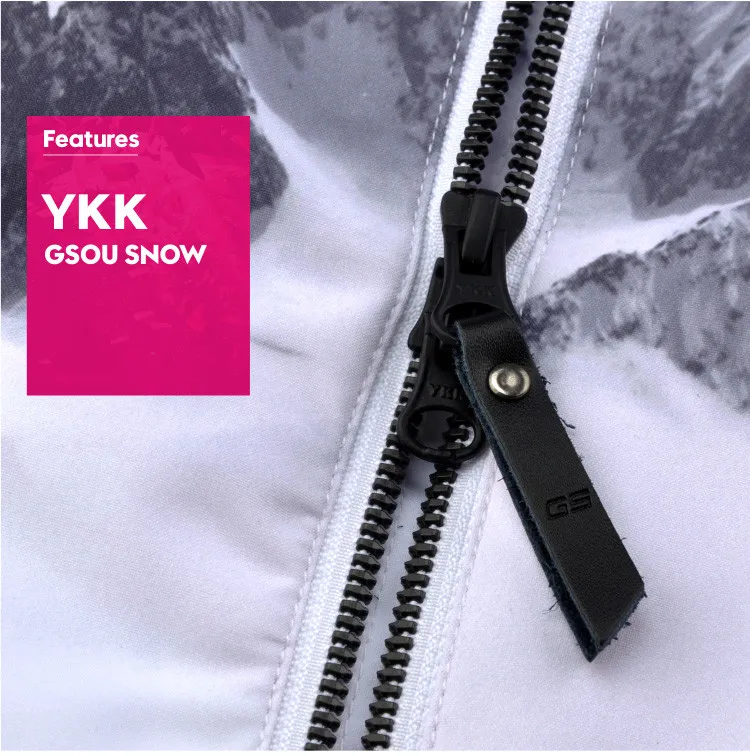 GSOU лыжный костюм для женщин, китайская живопись чернилами, Женская лыжная куртка+ штаны, Женский комплект для сноубординга, куртка для сноуборда и штаны