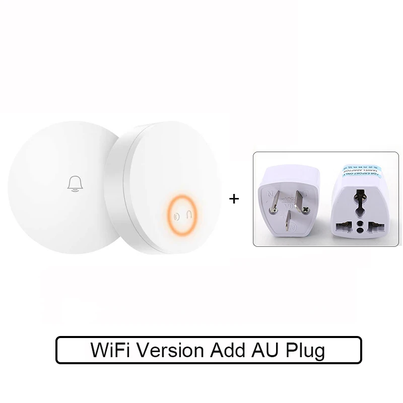 Wifi Version AU Plug Xiao mi Linptech самогенерирующий беспроводной дверной звонок с автономным питанием без питания от батареи Функция памяти с mi home mi jia app - Цвет: Wifi Version AU Plug