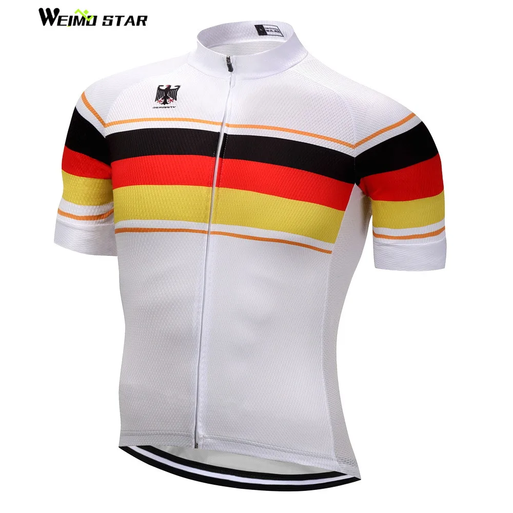 Джерси для горного велосипеда в немецком стиле Мужская одежда велоспорта 2017 езды