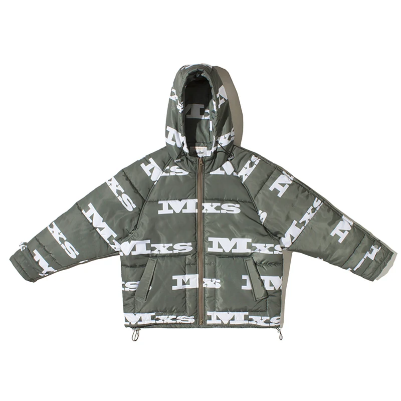 Модный бренд письмо Прохладный парка Для женщин 2018 осень зима Повседневное