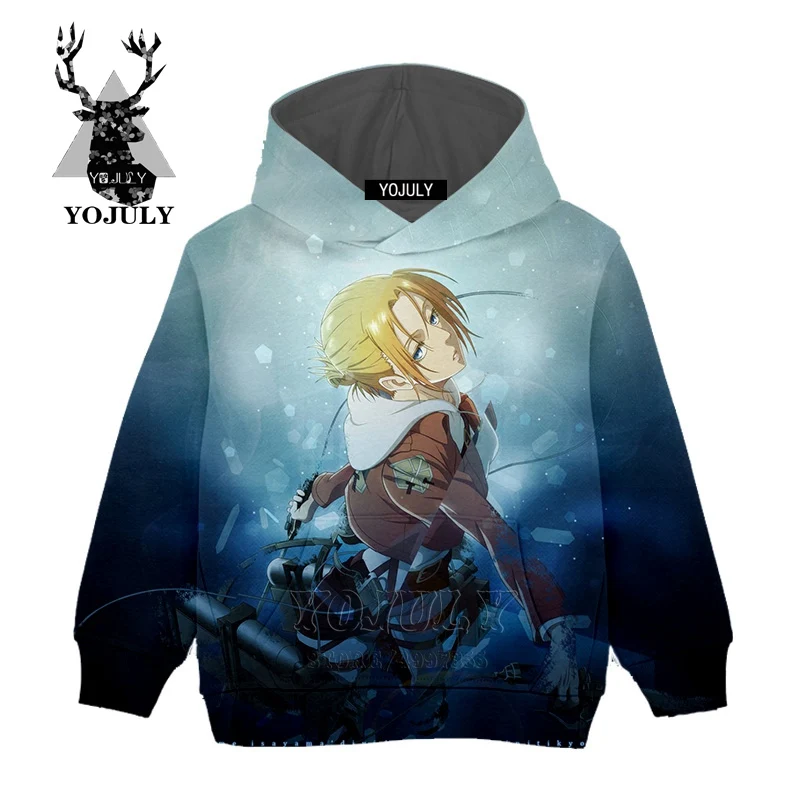 Толстовка с капюшоном YOJULY для мальчиков и девочек подростков толстовка 3D принтом
