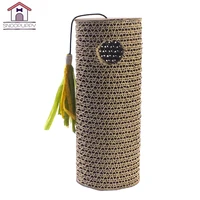 corrugated toys cat scratcher for cats product durable wood sisal cat scratching post toy for cat scratcher pet supplies ly0011
