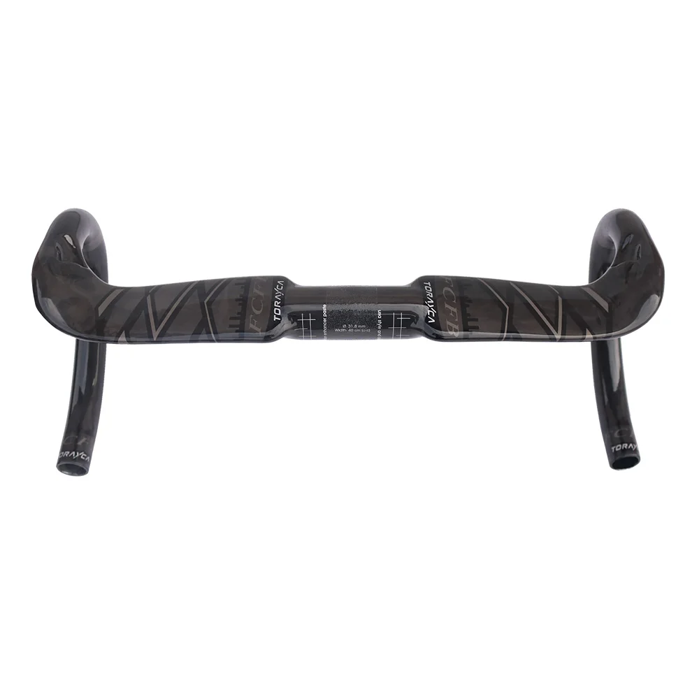 2017 FCFB серый руль из карбона Torayca для дорожного велосипеда изогнутый стержень