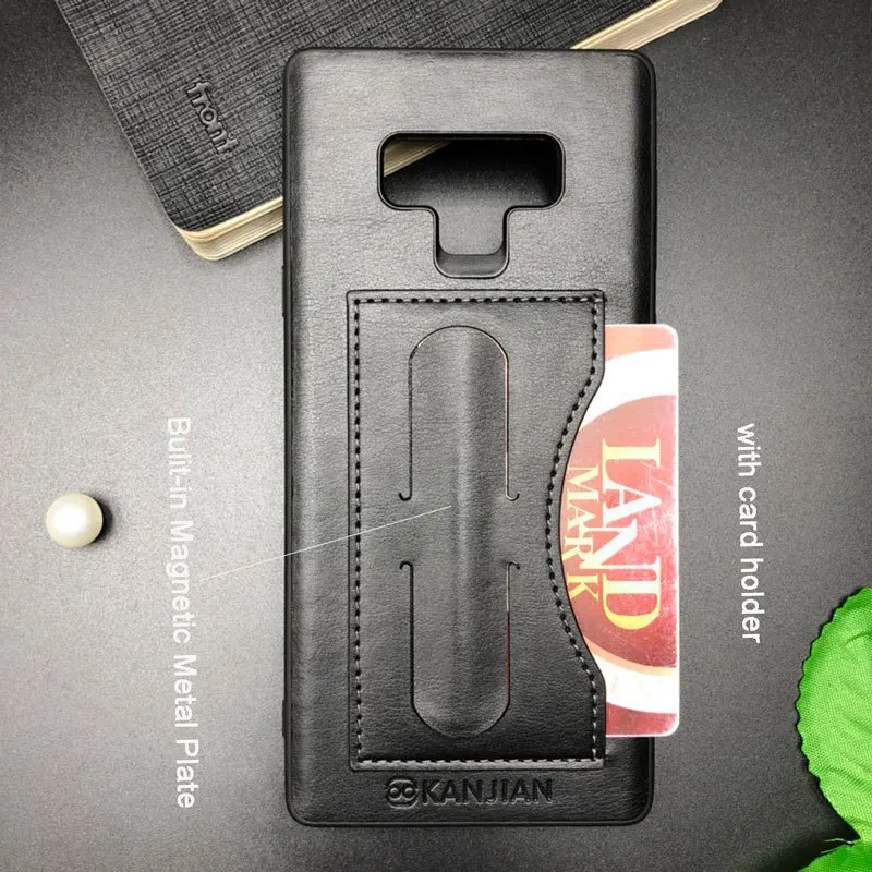 Оригинальный кожаный чехол с откидной подставкой для Samsung Galaxy S10 Plus S10e Note 9 8