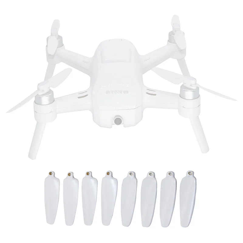 8 шт. сменный белый Пропеллер для Yuneec Breeze Selfie Drone 4K Квадрокоптер быстросъемный реквизит лезвие CW CCW с инструментом для удаления