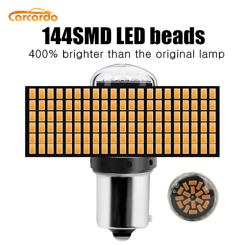 Carardo 1156 1157 светодиодный ламповый светильник 20 Вт 144SMD CanBus тормозной фонарь BA15S P21W