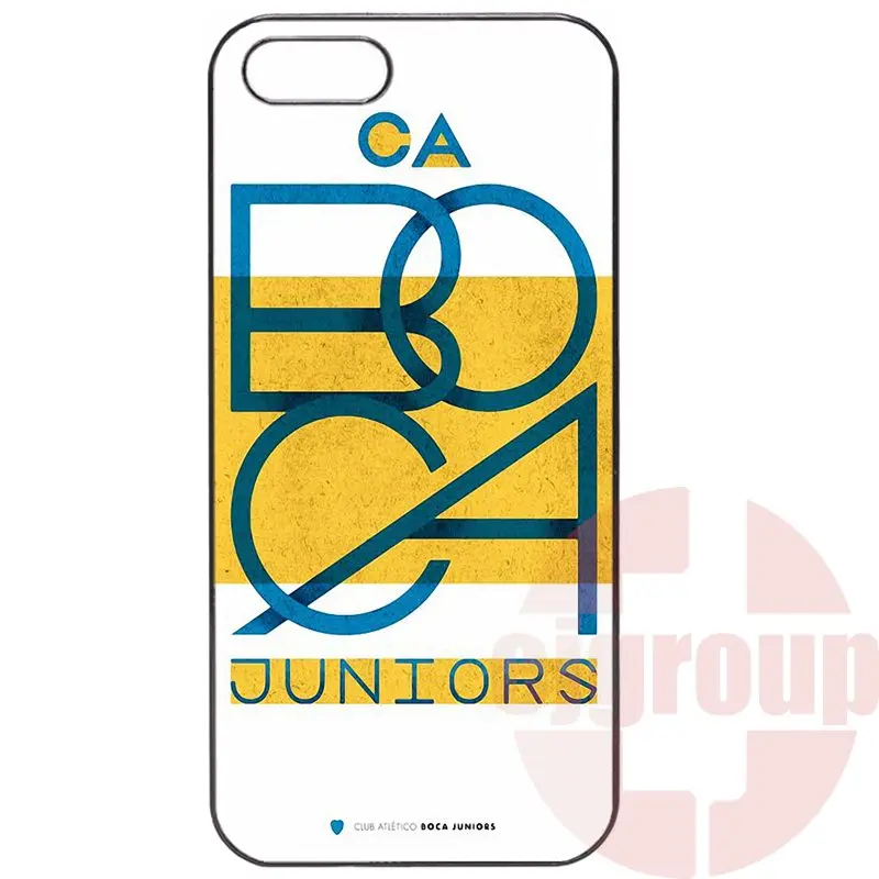 Design Black Skin Phone For Apple iPhone 4 4S 5 5C SE 6 6S 7 7S Plus 4.7 5.5 iPod Touch unique BOCA JUNIORS |