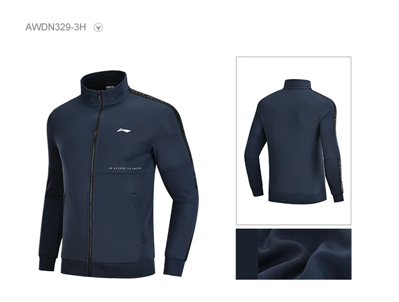 Li-Ning мужской баскетбольный свитер серии BAD FIVE, Классический крой, комфорт, полиэстер, подкладка, спортивные топы AWDN329 MWW1407