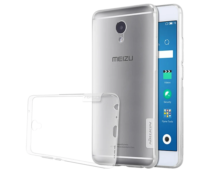 Белый Meizu M5 Примечание чехол Nillkin Тонкий Прозрачный ПРИРОДНЫЙ Кристальный чехол ТПУ мягкий чехол для Meizu M5 Note чехол для телефона - Цвет: Белый