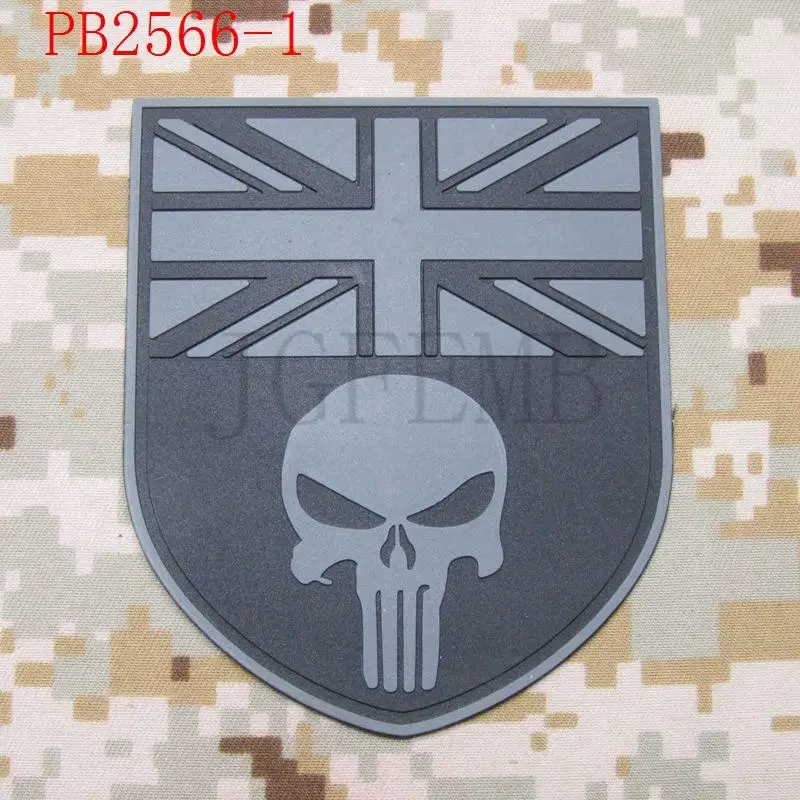 Великобритания череп флаг Военная тактика боевой 3D ПВХ патч | Дом и сад