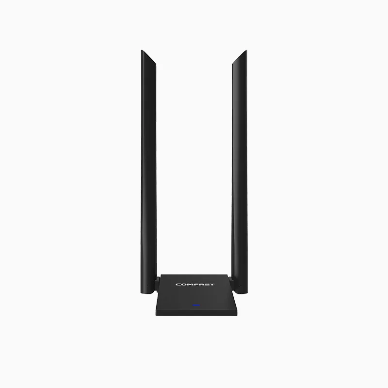 COMFAST Free Driver 1300 Мбит/с USB WiFi адаптер дальний Wi Fi ресивер 2*6 дБи антенны