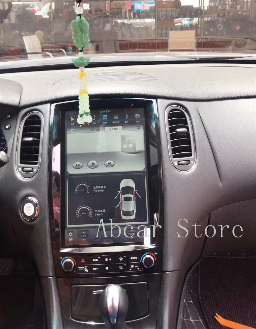 12,1 ''Tesla стиль Android 8,1 автомобильный dvd-плеер gps навигация для infiniti QX50 QX50L EX25 EX35 2010- стерео радио PX6 HDMI