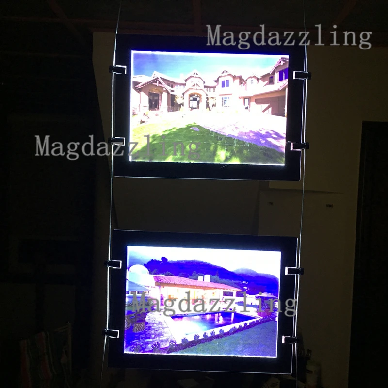 18 шт. акриловая Безрамная односторонсветодиодный светодиодная подсветка