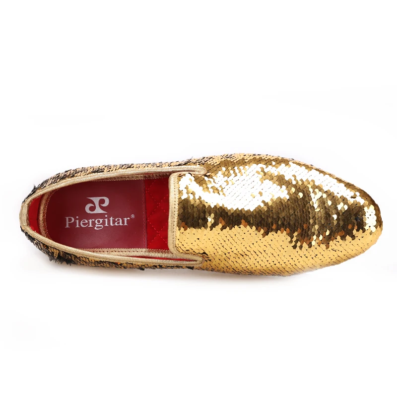 Туфли PIERGITAR мужские для свадьбы и выпускного вечера Роскошные блестящие Лоферы