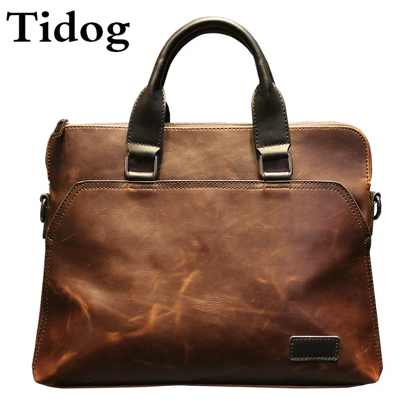 Tidog Для мужчин s повседневные сумки сумка компьютер сумка портфель