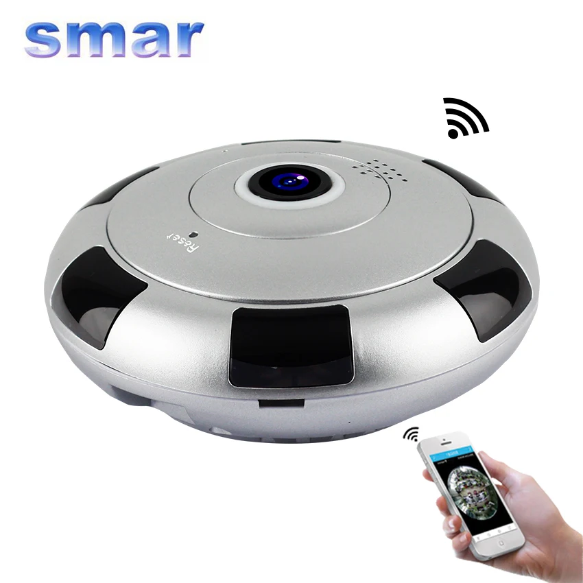 Беспроводная панорамная IP камера 360 P HD VR рыбий глаз|wireless wifi ip camera|ip camera 360video surveillance