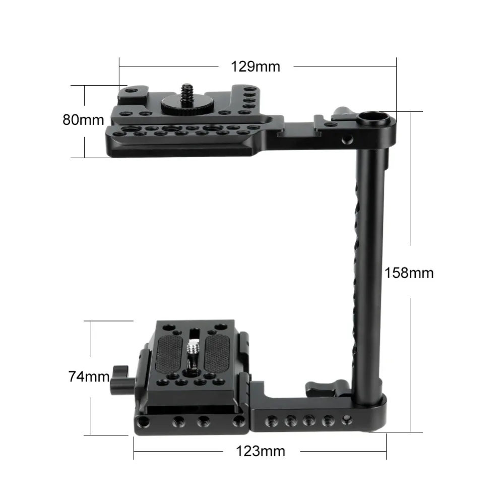 Риг NICEYRIG для цифровой зеркальной камеры Canon Nikon Matsushita Sony быстросъемная пластина