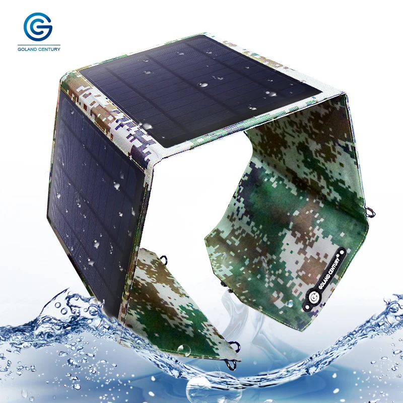 

Складная солнечная панель Goland Century 20 Вт из ПВХ, зарядное устройство с двумя USB-портами для быстрой зарядки