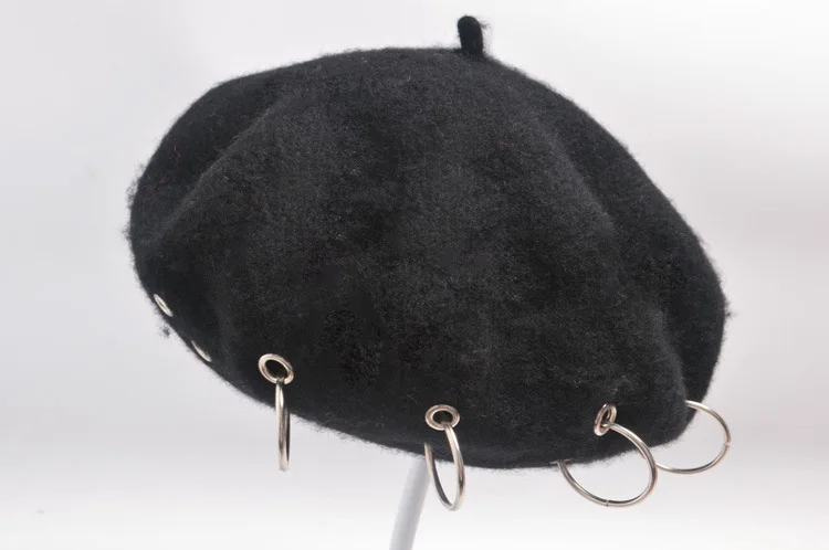 6 видов цветов модные зимние женские железные кольца в стиле Institute College 100% шерсть