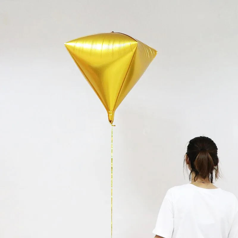 yellow Подарочная коробка, фольгированные воздушные шары, куб, украшения для рождественской вечеринки, вечерние воздушные шары, надувные гелиевые шары, Свадебный декор, Классические игрушки - Color: yellow