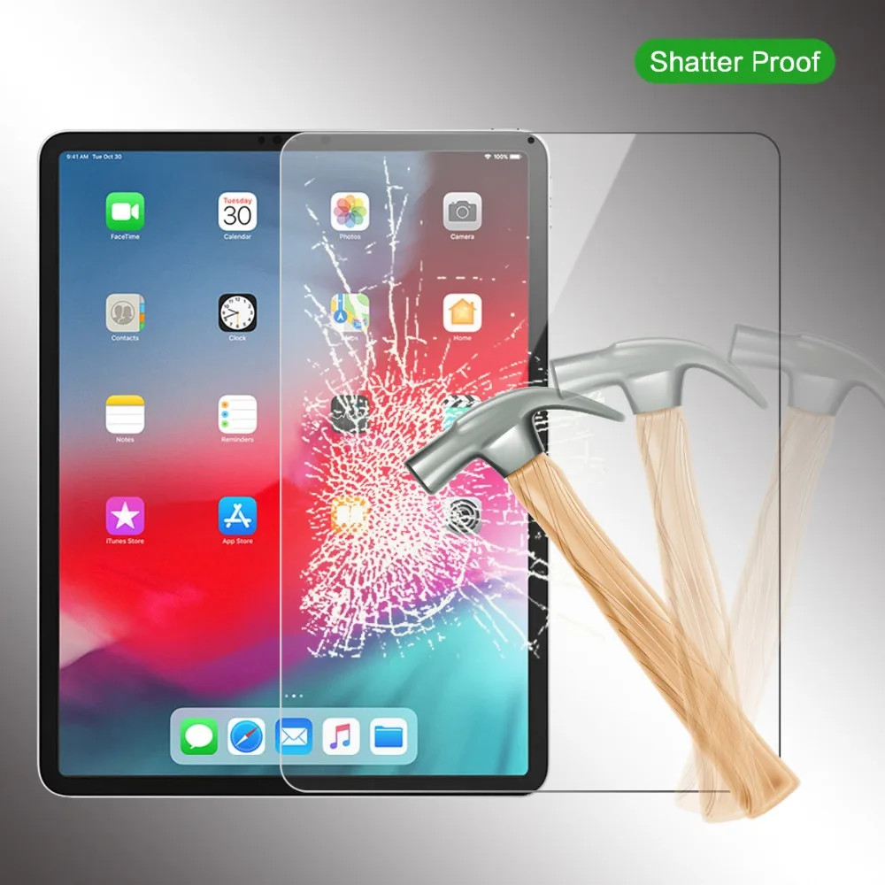Закаленное стекло для iPad Pro 12,9 дюйма защита экрана планшета на для Apple iPad Pro 10,5 '' 11" Защитная стеклянная пленка