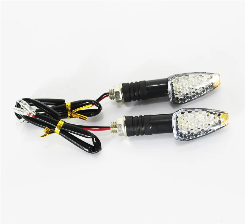 motorcycle motorbike LED Turn light turn signal lamp moto clignotant direction indicator blinker triangle for Yamaha 12V |