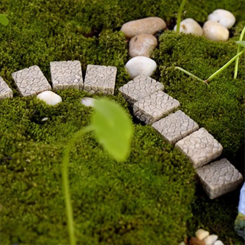 10 шт Мини проектор для домашнего сада Искусственный Лестницы статуэтки