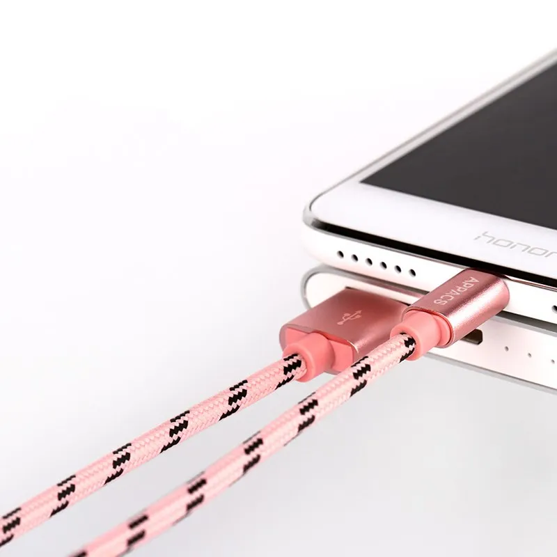 Плетеный Нейлоновый Micro USB зарядный кабель для передачи данных Xiaomi Redmi 4x4 3 2