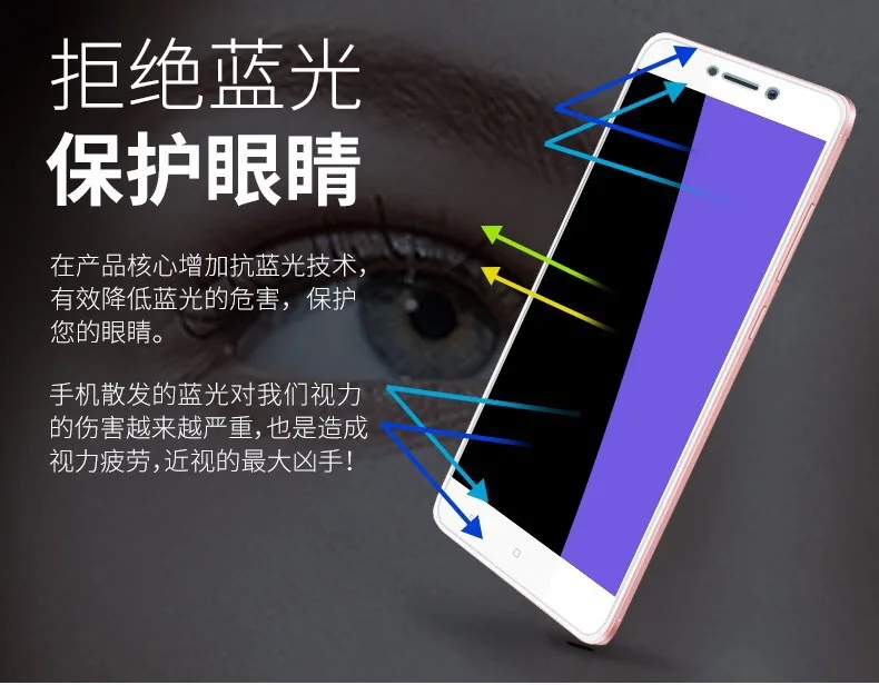 2 шт./партия закаленное стекло для Xiaomi Mi 8 SE 6 6X 5X полноэкранное фиолетовое легкое