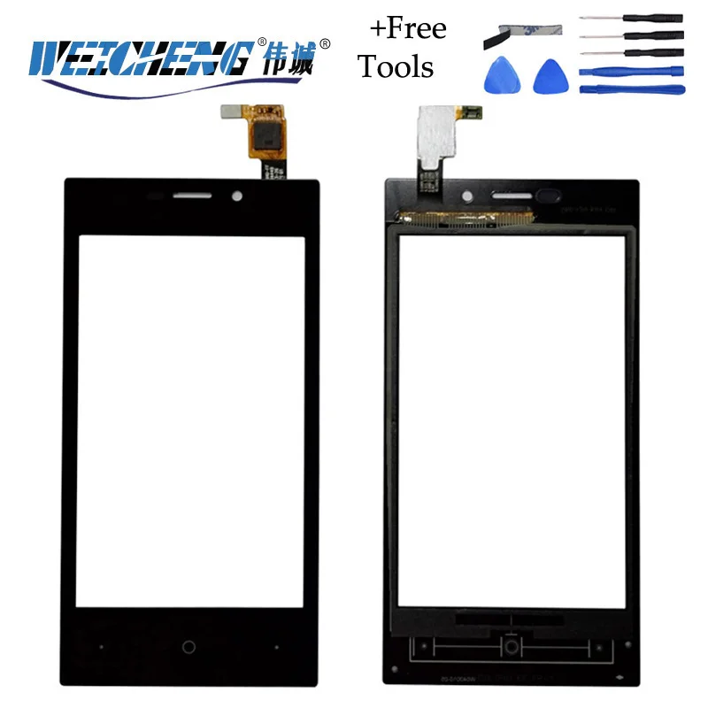 WEICHENG phone Sensor For Highscreen Zera F (rev.S) Touch Screen Digitizer Front Glass Lens for touch Replacement | Мобильные