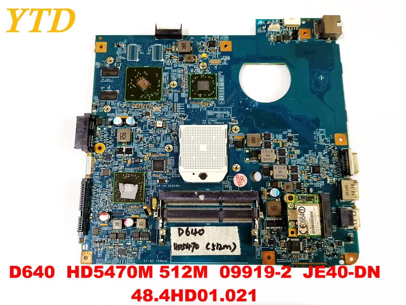 Оригинальный Для ACER 4551 D640 Материнская плата ноутбука HD5470M 512M 09919 2 JE40 DN 48.4HD01.021