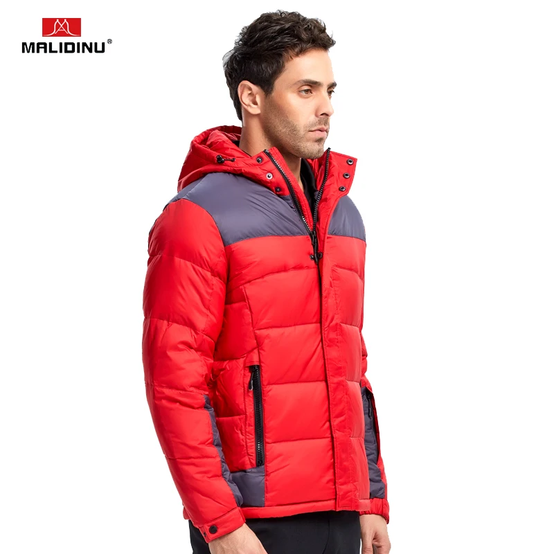 MALIDINU 2022 Men Down Jacket Winter Jacket Brand Warm Down Coat Mens Jackets Down Parka Patchwork Down Jackets Sports Outwear