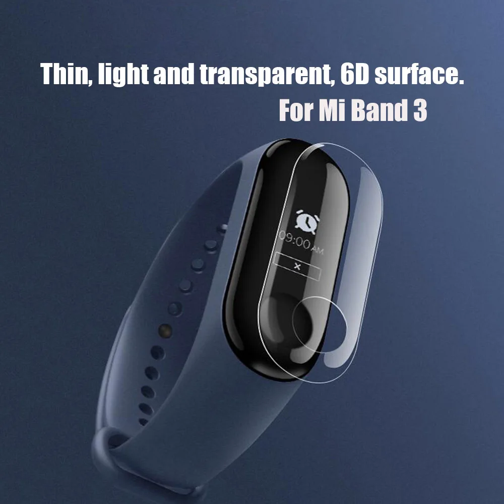 6D Защитная пленка для экрана Xiaomi Mi Band 3 экран протектор Miband2 band 2 HD ультра тонкий не