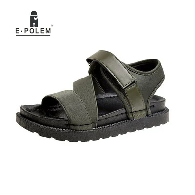 

Summer Women's Sandasl PU Leather Hook Loop Fashion Shoes Casual Outdoors Wearing