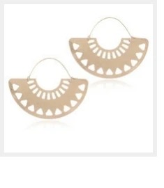 Badu Geometric Stud Earrings for Women Crystal Crochet Big Statement Earring for Party Elegant Fashion Jewelry Dropshipping
