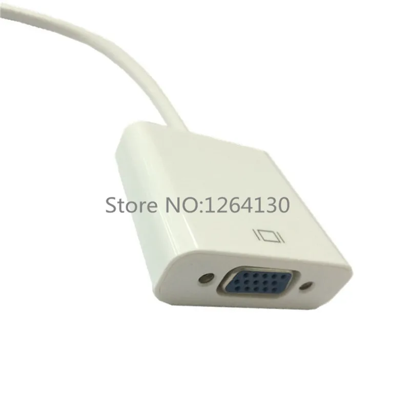 Кабель преобразователь Micro HDMI совместимый с гнездом VGA шнур 1080P со встроенным