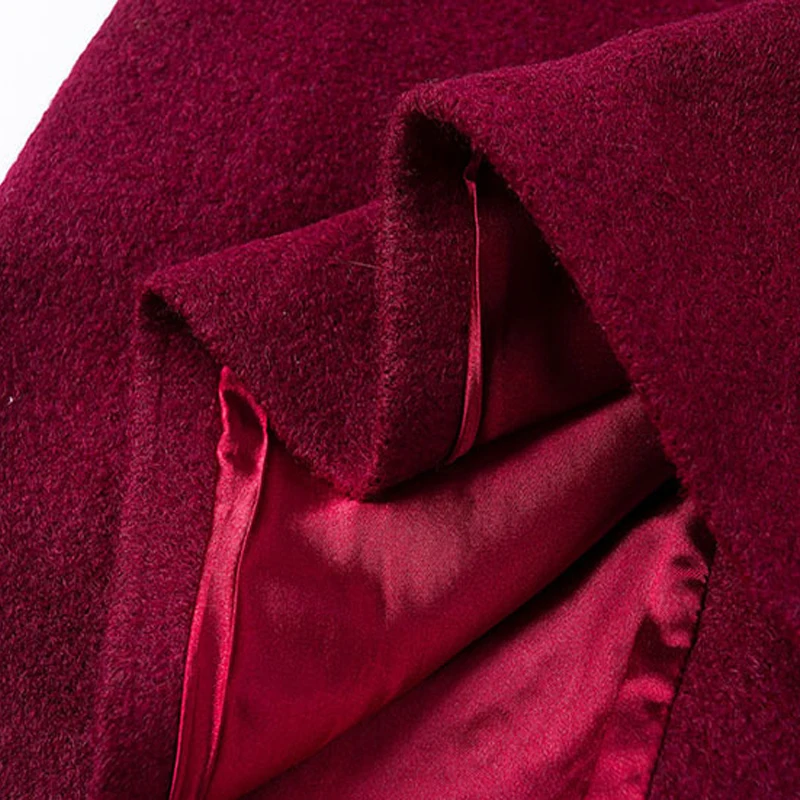 Женское двубортное пальто с цветочной вышивкой Осеннее/зимнее 2019|woolen overcoat|fashion