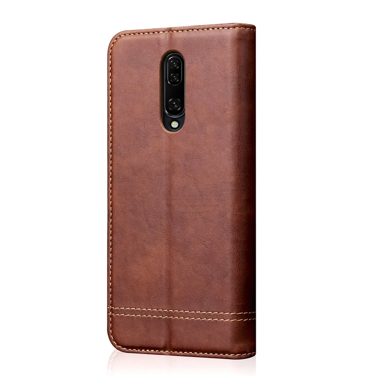 Винтажный кожаный чехол-книжка для Oneplus 7/7 T Pro, Роскошный кошелек с подставкой для карт, Магнитный чехол-книжка, повседневный чехол для телефона, Fundas