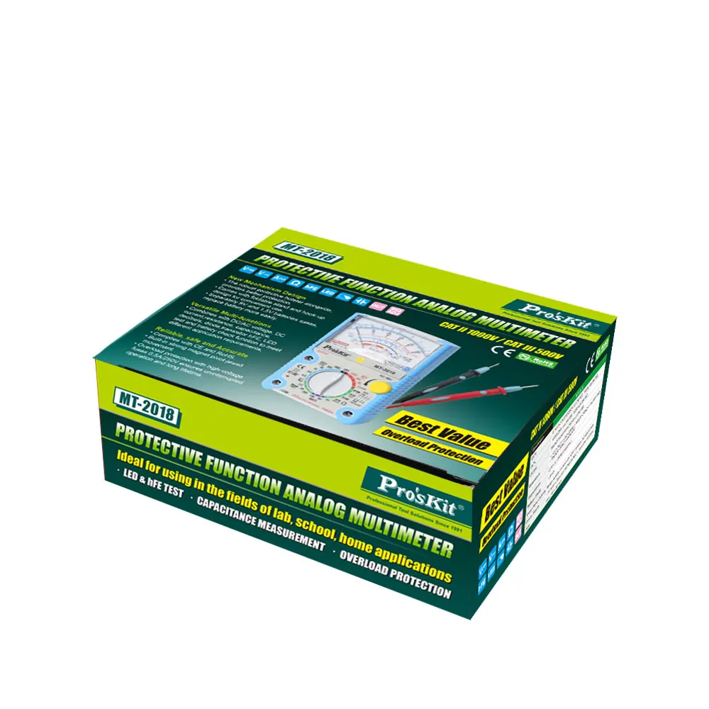Po'sKit MT- указатель Тип мультиметр безопасности Стандартный Профессиональный ом тестер Измеритель постоянного тока AC напряжение Механические тестеры