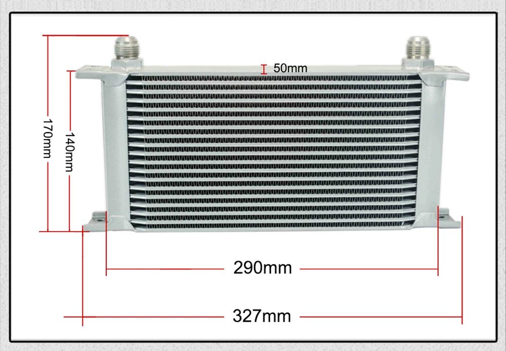 PQY- 19 ROW AN-10AN UNIVERSAL OIL COOLER ENGINE TRANSMISSION OIL COOLER KIT PQY7019